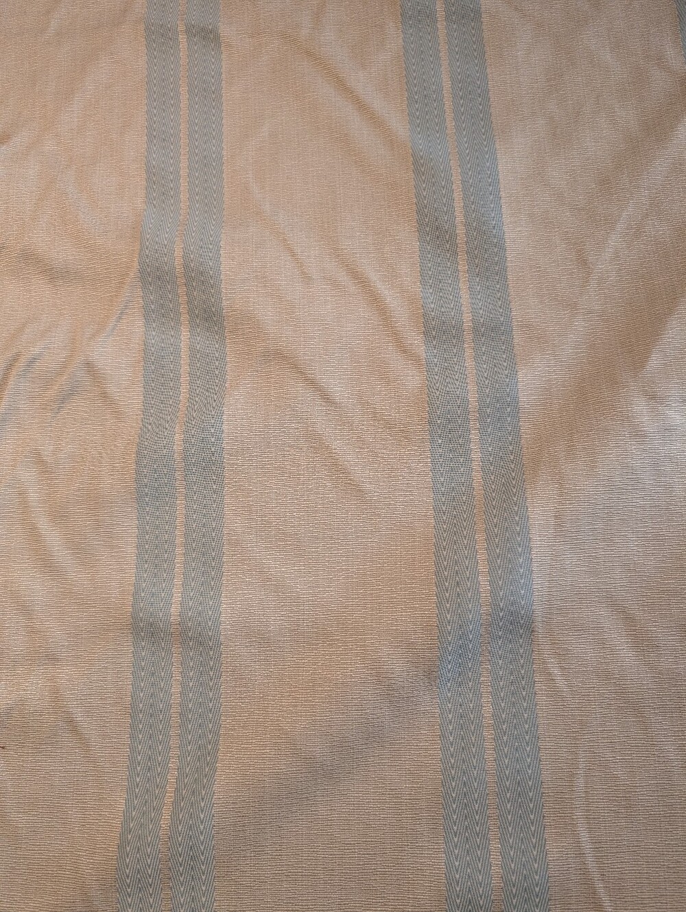 Striped Fabric By The Yard. Dense Fabric / Upholstery. Blue, white. 56" wide